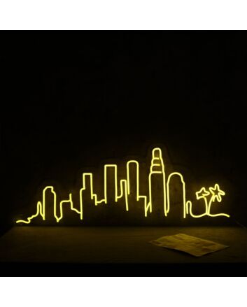 Sky Line Los Angeles Neon Sign