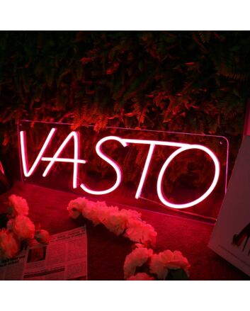 VASTO Red Neon Sign