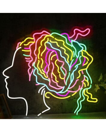 Colorful Brainstorming Neon Sign