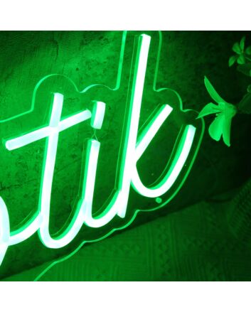 Xotik Green Neon Sign