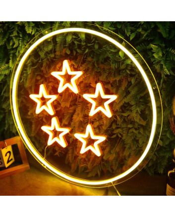 Five Stars Dragon Ball Neon Sign