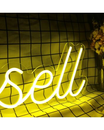 Russell Yellow Neon Sign
