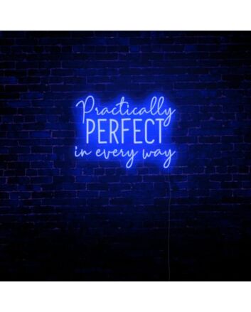 Practically Perfect LED Neon Sign