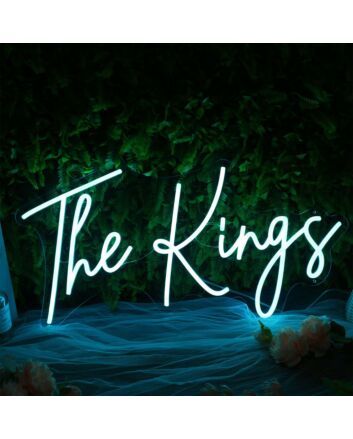 The Kings Blue Neon Sign
