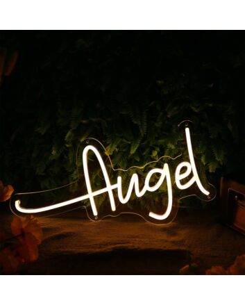 Augel Yellow Neon Sign