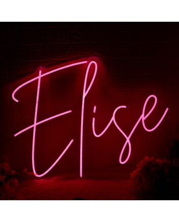 Elise Red Neon LED Sign