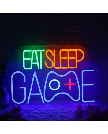 Game Eat Sleep Custom Neon Sign