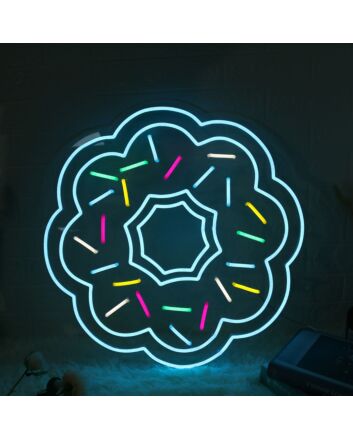 Delicious Donut Custom Neon Sign