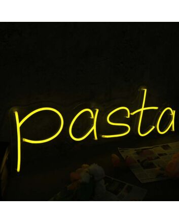 Pasta Yellow Neon Sign