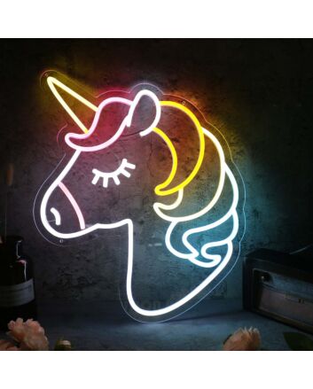 Cute Unicorn Custom Neon Sign