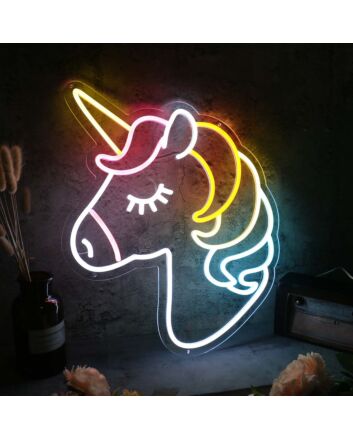 Cute Unicorn Custom Neon Sign