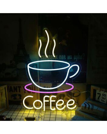 A Cup Of Coffee Custom Neon Sign