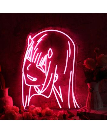 Zero Two Custom Red Neon Sign