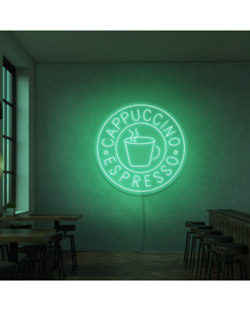 Customize Cappuccino Espresso Neon Sign