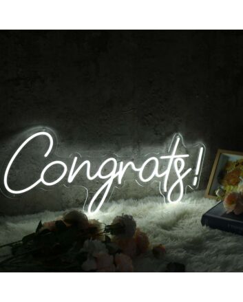Congrats Custom LED Neon Sign