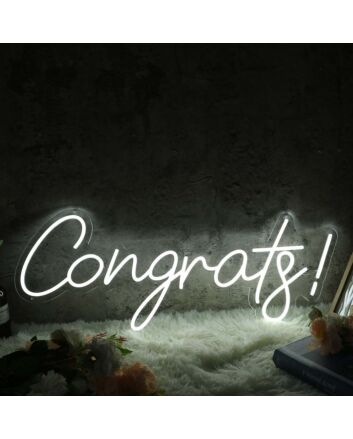 Congrats Custom LED Neon Sign