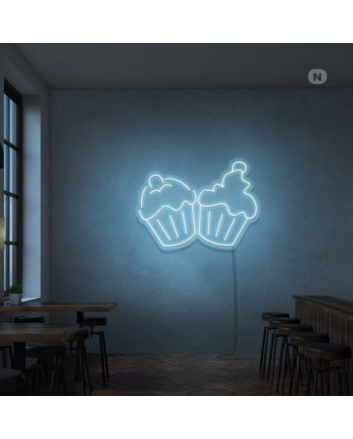 Neon Cupcakes Signs