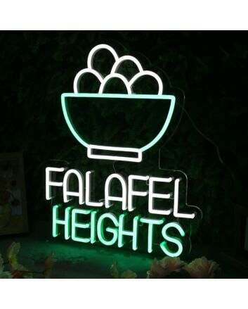 Falafel Heights Custom Neon Sign