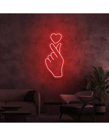 Love Hand Neon Sign