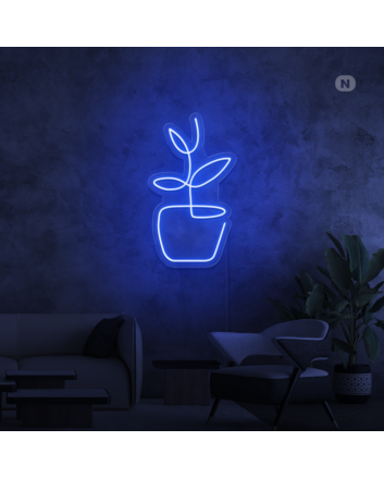Flowerpot Neon Sign