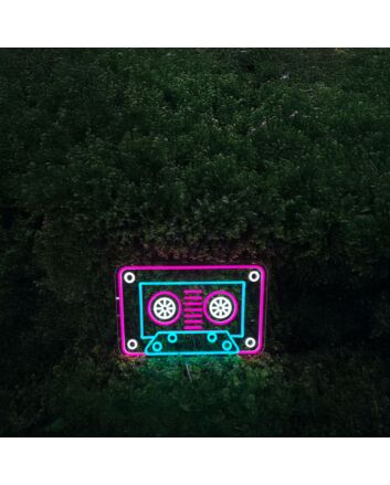 Cassette Tape Neon Sign