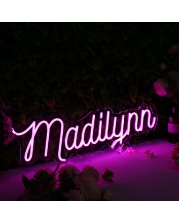 Madilynn Purple Neon Sign