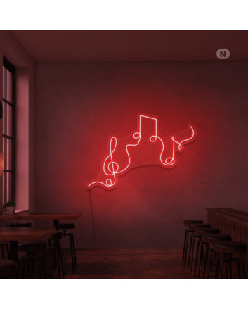 Music Nodes Neon Signs