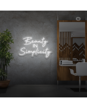 Beauty in Simplicity Neon Signs