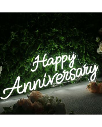 Happy Anniversary Custom Neon Sign