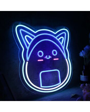 Rice Ball Cat Custom Neon Sign