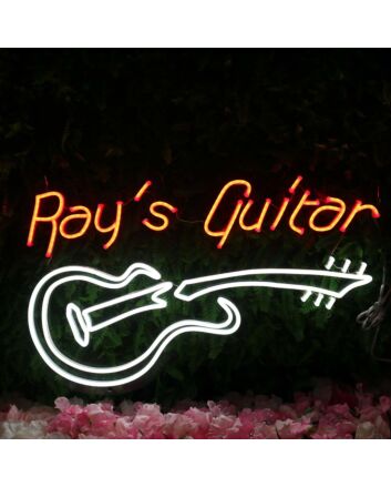 Rays Guitar Custom Neon Sign