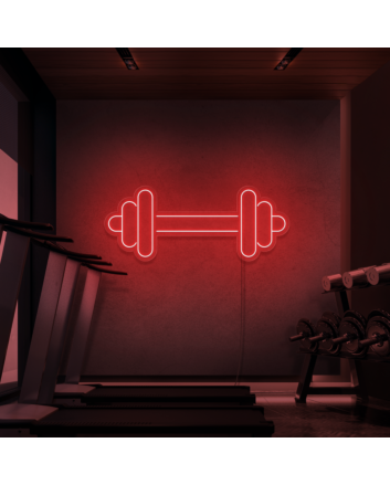 Dumbbell Neon Sign