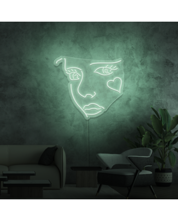 Joker Face Neon Sign