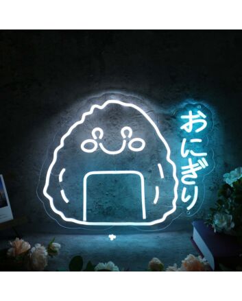 Japanese Rice Balls Neon Sign