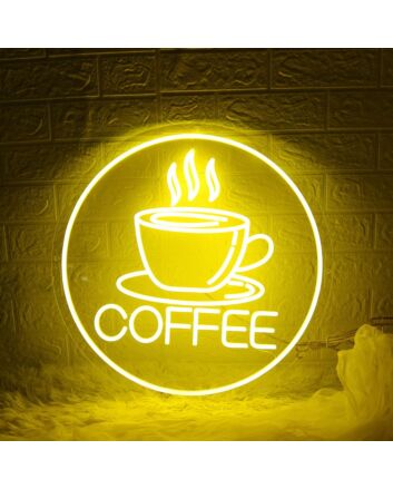 Yellow Coffee Neon Sign