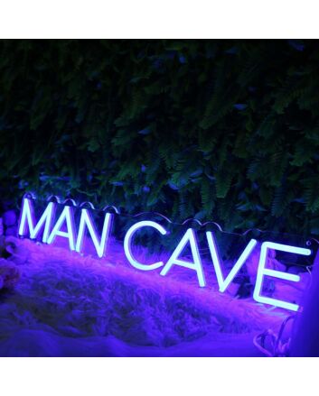 Man Cave Blue Neon Sign
