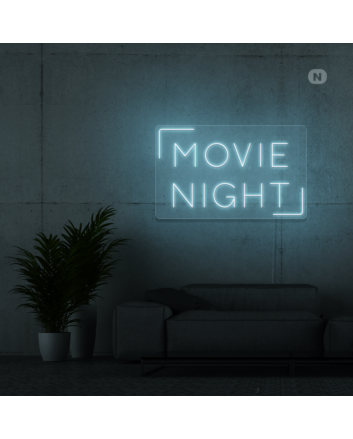 Movie Night Neon Sign
