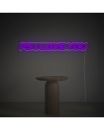 Ps I Love You LED Neon Sign