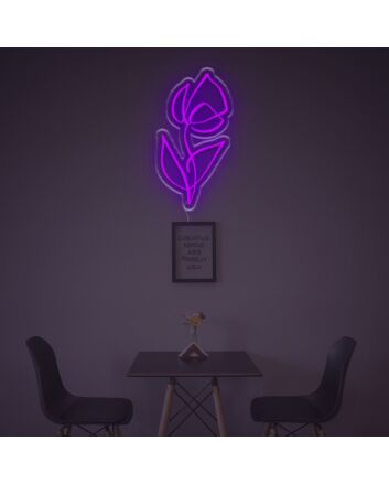 Rose Flower For Home LED Neon Sign