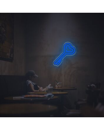 Heart Key LED Neon Sign