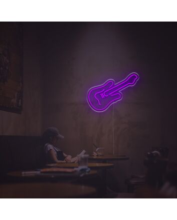 Classic Gittar LED Neon Sign