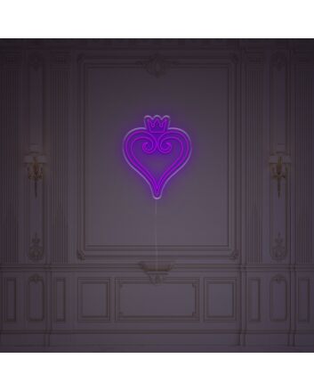Heart With Crown LED Neon Sign