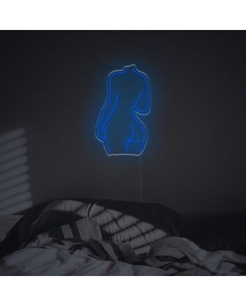 Lady Back Body LED Neon Sign