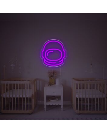 Astronaut Head LED Neon Sign