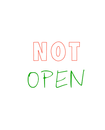 Mario Custom  Not open neon sign 18 inch