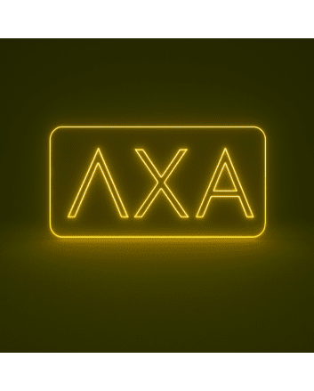 Lambda Chi Alpha ΛΧΑ LED Neon Sign for Brotherhood Events and Fraternity Decor