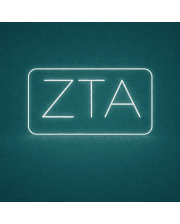 Zeta Tau Alpha ΖΤΑ LED Neon Sign Celebrating Sisterhood and Empowerment