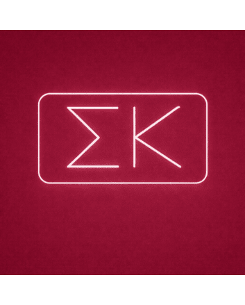 Sigma Kappa ΣΚ LED Neon Sign for Sisterhood Events and Sorority Decor