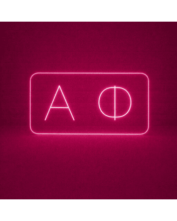 Alpha Phi ΑΦ LED Neon Sign for Sisterhood Events and Sorority Decor