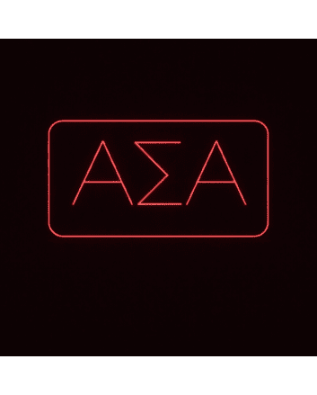 Alpha Sigma Alpha ΑΣΑ LED Neon Sign Celebrating Sisterhood and Excellence